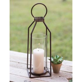 Large Greenville Pillar Candle Lantern