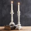 Set Of Two Balmoral Taper Candle Holders