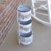 Three-Tier Folding Metal Plant Stand