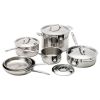 10-Piece Stainless Steel Cookware Set