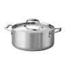 5-Quart Stainless Steel Dutch Oven with Lid - Oven and Cooktop Safe