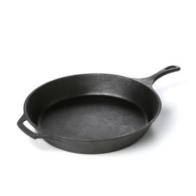 Pre-Seasoned Cast Iron 14-inch Round Skillet