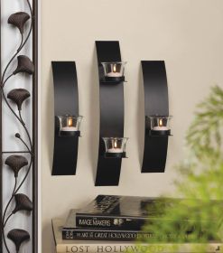 Contemporary Wall Sconce Trio