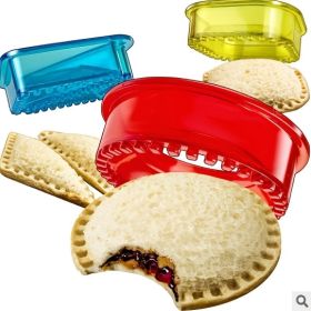 3pcs Sandwich Molds, Sandwich Cutter And Sealer, Sandwich Maker, DIY Breakfast Bread Mold