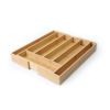 Better Homes & Gardens Natural Bamboo Expandable Silverware Organizer, 13.98 x 10.04-15.35 x 1.97 inches