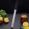 1pc Stainless Steel Lemon Zester & Cheese Grater; Fruit Scraper Planer; Kitchen Gadget