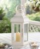 White Gable Lantern - Medium